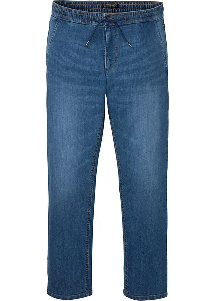 Tunna dra p&aring;-jeans med res&aring;rmidja, Regular Fit, Straight,