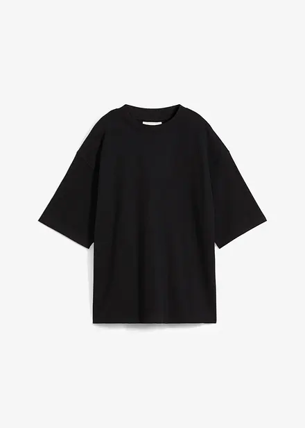 Oversizetopp av tjock jersey i ekologisk bomull