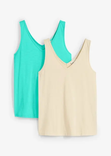 Linne av ekologisk bomull (2-pack)
