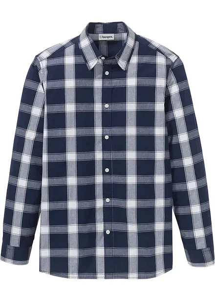 L&aring;ng&auml;rmad skjorta av ren bomull