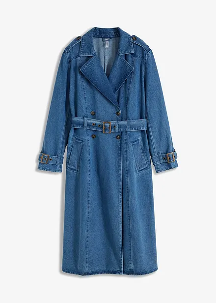 Trenchcoat i denim