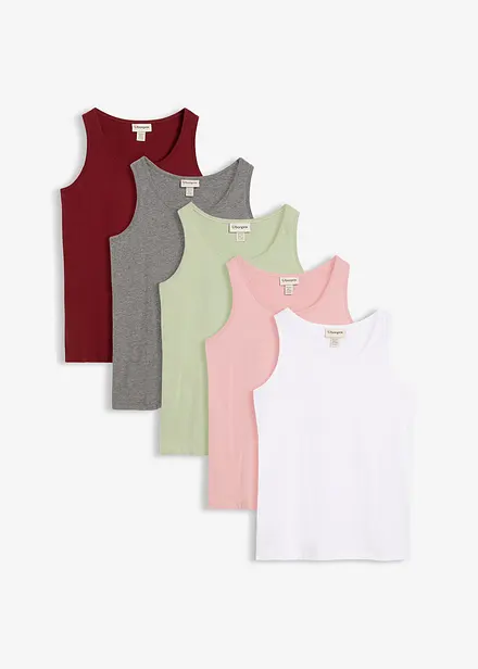 L&aring;ngt linne av bomull (5-pack)