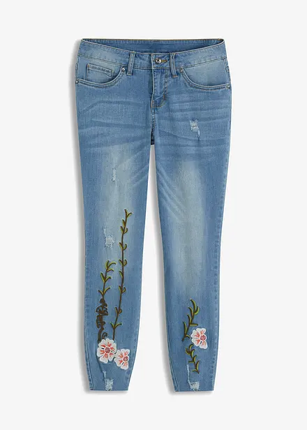 Jeans med broderi