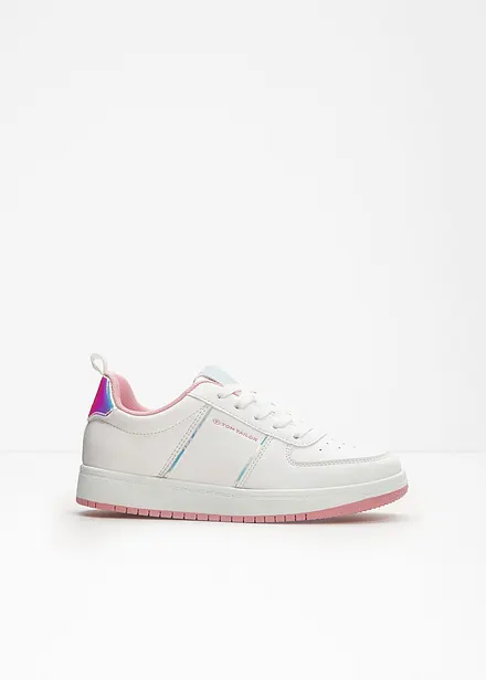 Sneakers med metallic-look fr&aring;n Tom Tailor