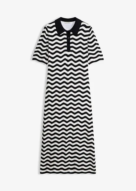 Stickad kl&auml;nning i bomull