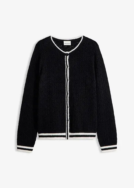 H&aring;lm&ouml;nstrad tr&ouml;ja med fj&auml;dergarn