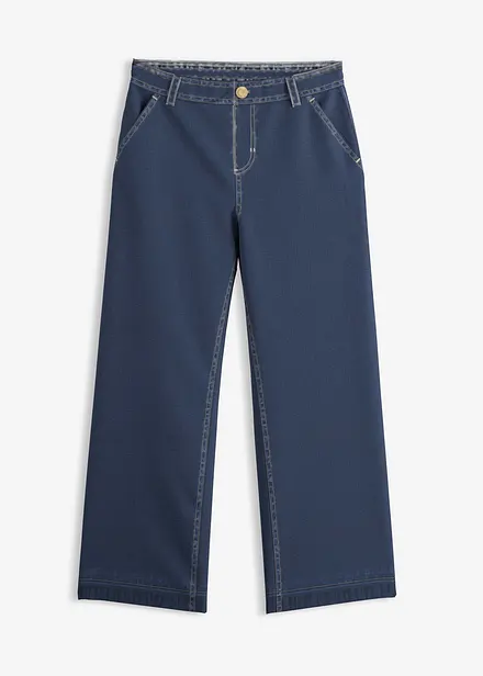 Wide Leg Jeans medelh&ouml;g midja