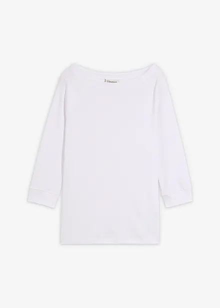 L&aring;ng&auml;rmad topp i ren ekologisk bomull