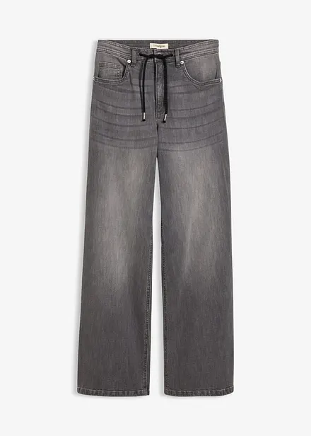 Straight jeans, Loose modell med High Waist