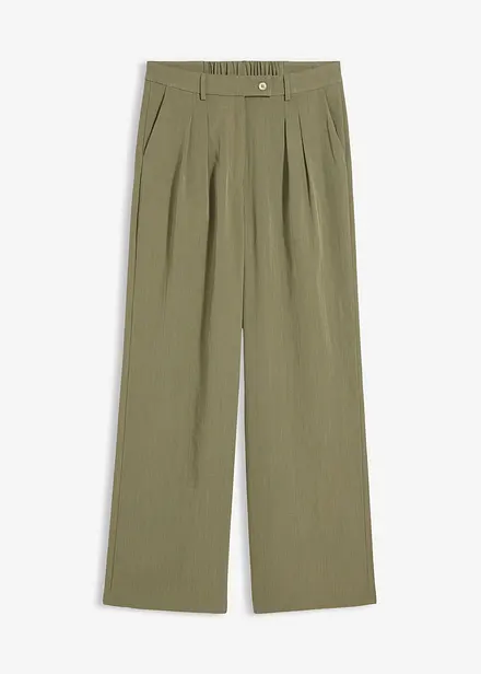 Byxa med dekorativ knapp, av viskosmix