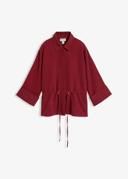Blus av mjuk viskosmix