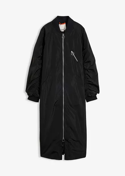 Bluskappa med stickad krage