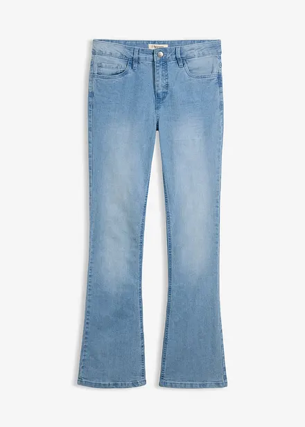 Flared Jeans Mid Waist, Stretch