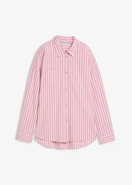 Oversizeblus i bomullspoplin