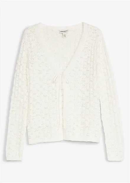 H&aring;lm&ouml;nstrad cardigan av bomull