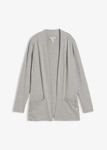 Stretchcardigan i mjuk viskosmix