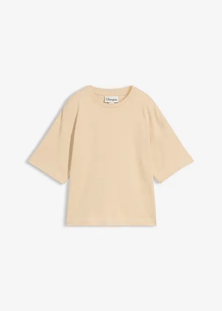 Topp i kantig modell av tjock ekologisk bomull