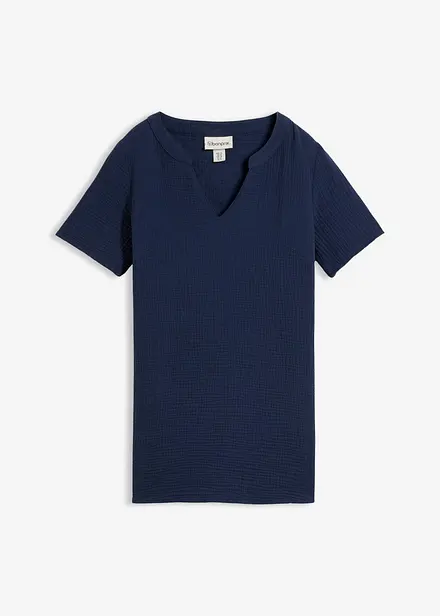 L&aring;ng muslintunika i ren bomull