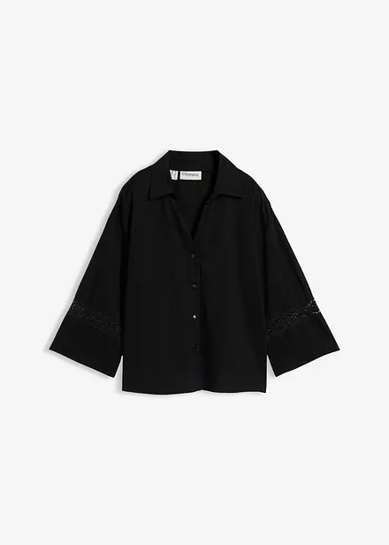 Blus i f&ouml;ljsam viskos