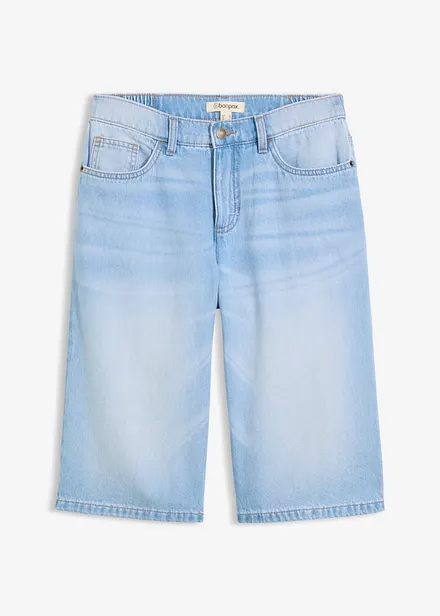 Jeansshorts med Mid Waist