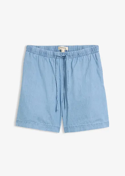 Jeansshorts Mid Waist, med bekv&auml;m midja
