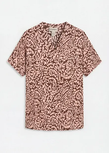 Blustunika av viskos med mjukt fall