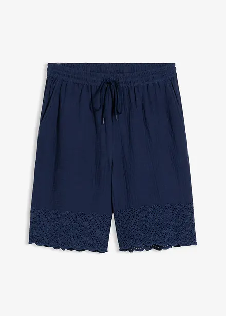 Shorts av luftig muslin