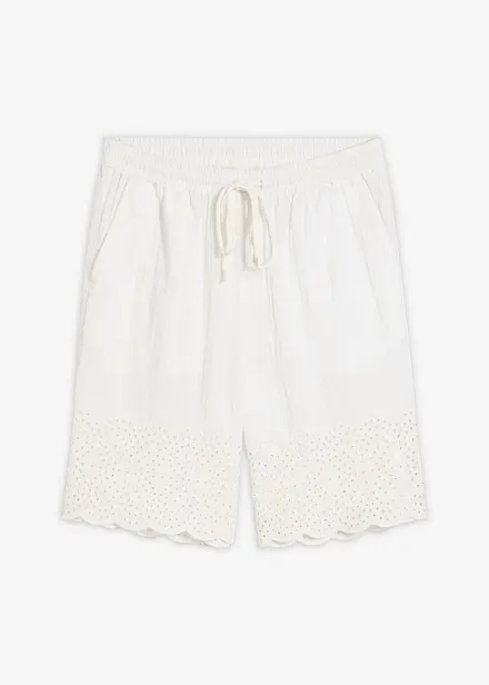 Shorts av luftig muslin