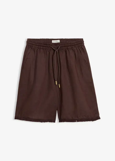 Shorts av rent linne