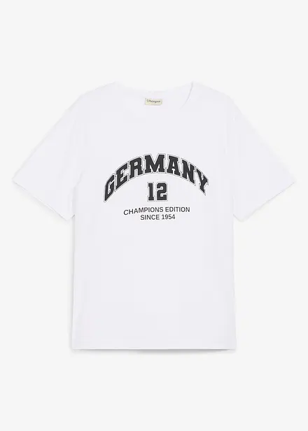 T-shirt av bomull med Germany-tryck