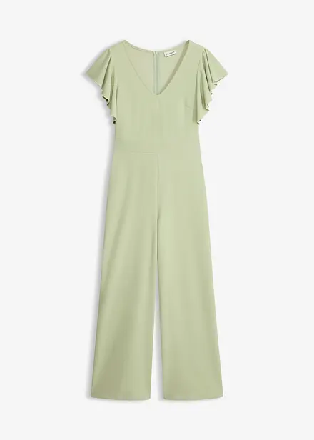 Jumpsuit i kr&auml;pp med struktur