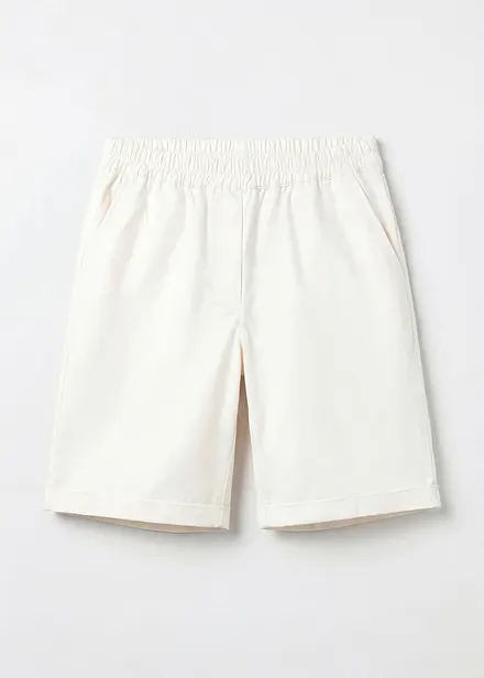 Papertouch-shorts av bomull