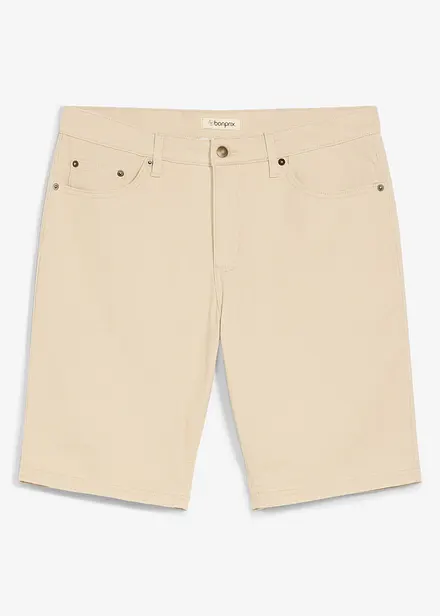 Stretchiga bermudas, klassisk passform