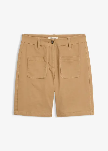 Shorts i bomull med stretch