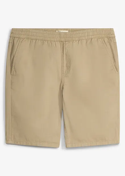 Dra p&aring;-shorts av bomull, normal passform
