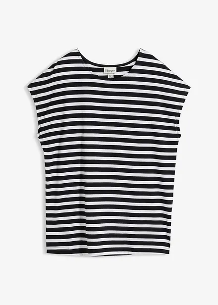 Randig T-shirt i ekologisk bomull
