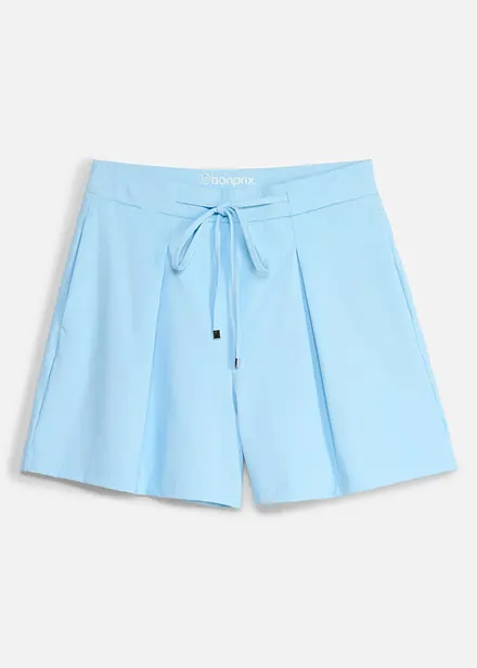 Mycket l&auml;tta funktionsshorts med dekorveck, snabbtorkande