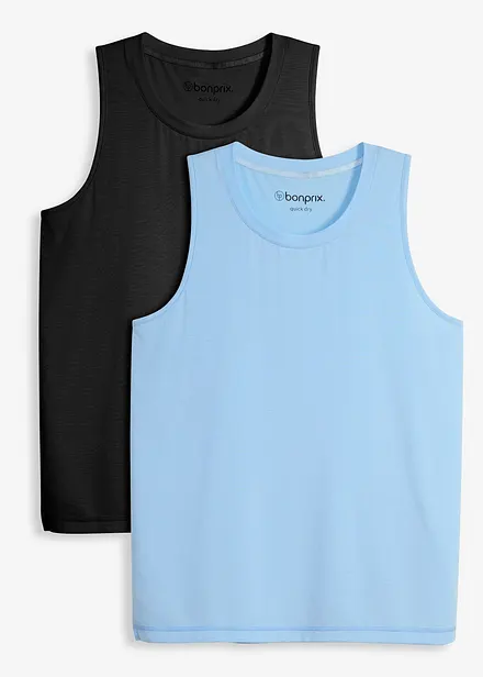 Sportlinne i snabbtorkande material (2-pack)