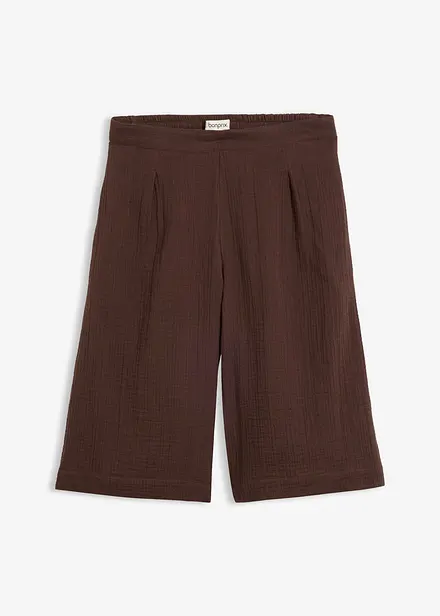 Dra p&aring;-shorts av ren bomull