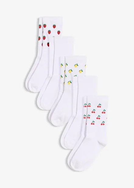 Strumpor med ekologisk bomull (5-pack)