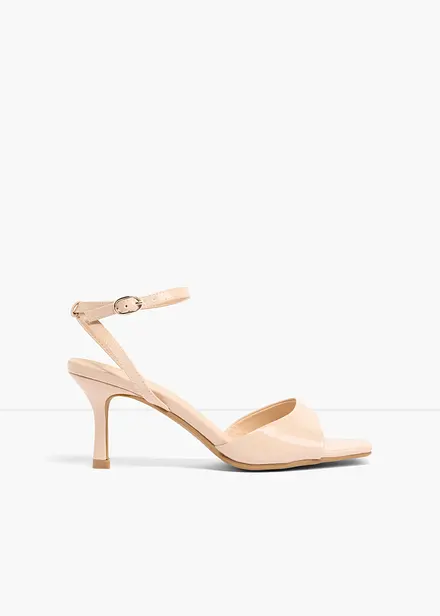 Sandalett med lacklook