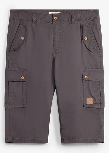 Bomullsshorts i cargomodell, normal passform