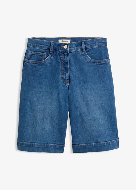 Jeansshorts Mid Waist, ekologisk bomull