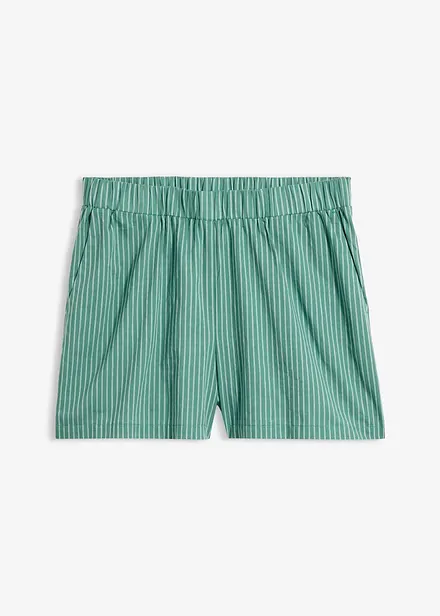 Dra p&aring;-shorts i ekologisk bomull
