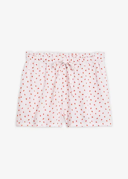 Dra p&aring;-shorts i luftig muslin