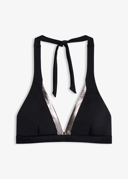 Bikini&ouml;verdel med halterneck