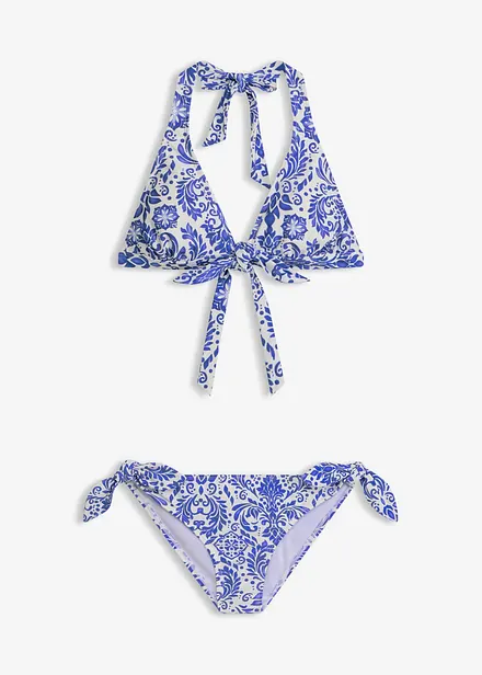 Bikini med halterneck och knytband (2 delar)
