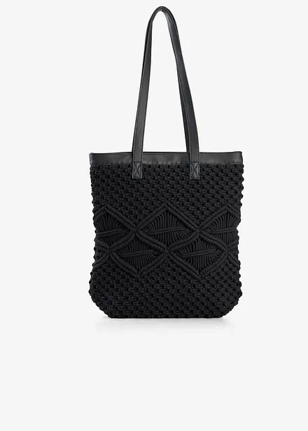 Shoppingv&auml;ska i makram&eacute;