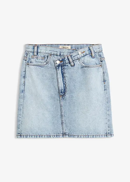 Jeanskjol med asymmetrisk midja