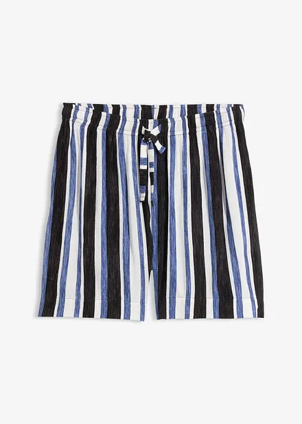 Shorts i dra p&aring;-modell av tunn viskos